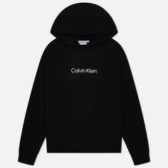 Женская толстовка Calvin Klein Jeans Hero Logo Hoodie, цвет чёрный, размер M