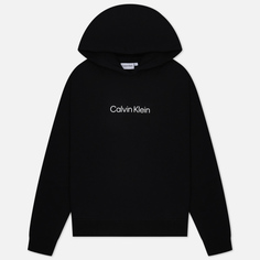 Женская толстовка Calvin Klein Jeans Hero Logo Hoodie, цвет чёрный, размер M