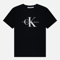 Женская футболка Calvin Klein Jeans Monogram, цвет чёрный, размер S