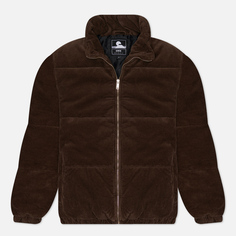 Мужской пуховик Edwin Attakai Puffa Corduroy 8 Wales, цвет коричневый, размер L