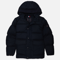 Мужской пуховик Tommy Hilfiger Classic Down Hooded, цвет синий, размер S