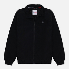 Мужская демисезонная куртка Tommy Jeans Essential Padded, цвет чёрный, размер M