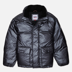 Мужской пуховик Tommy Jeans Metallic Puffer, цвет серебряный, размер S