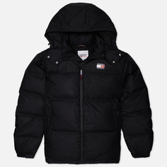 Мужской пуховик Tommy Jeans Alaska Protect Puffer, цвет чёрный, размер XL