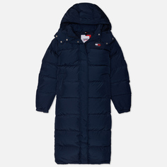 Женский пуховик Tommy Jeans Alaska Long Puffer, цвет синий, размер XS