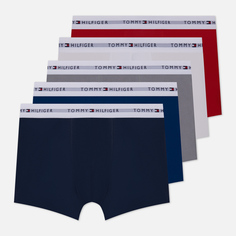 Комплект мужских трусов Tommy Hilfiger Underwear 5-Pack Essential Repeat Logo Trunks, цвет комбинированный, размер L