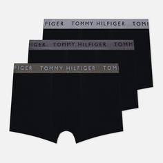 Комплект мужских трусов Tommy Hilfiger Underwear 3-Pack Metallic Waistband Trunks Gift Set, цвет комбинированный, размер M