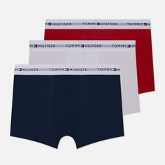 Комплект мужских трусов Tommy Hilfiger Underwear 3-Pack Essential Logo Waistband Trunks, цвет комбинированный, размер L
