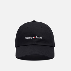 Кепка Tommy Jeans New Logo Embroidery, цвет чёрный