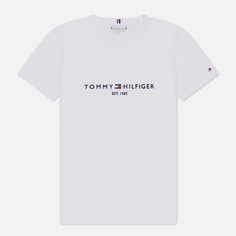 Женская футболка Tommy Hilfiger Heritage Hilfiger Crew Neck Regular, цвет белый, размер XS