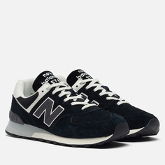 Мужские кроссовки New Balance 574, цвет чёрный, размер 43 EU