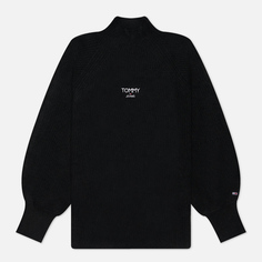 Женский свитер Tommy Jeans Relaxed Turtle Neck Lofty, цвет чёрный, размер L