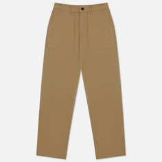 Мужские брюки Uniform Bridge Cotton Fatigue Regular Fit, цвет бежевый, размер S