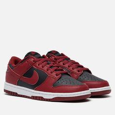 Женские кроссовки Nike Dunk Low Next Nature, цвет бордовый, размер 37.5 EU
