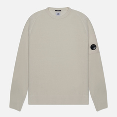 Мужской свитер C.P. Company Fleece Knit, цвет белый, размер 50