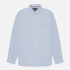 Мужская рубашка Tommy Hilfiger Core 1985 Flex Oxford Regular Fit, цвет голубой, размер M