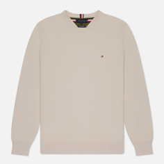 Мужской свитер Tommy Hilfiger Pima Organic Cotton Cashmere Crew Neck, цвет бежевый, размер M