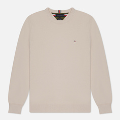 Мужской свитер Tommy Hilfiger Pima Organic Cotton Cashmere Crew Neck, цвет бежевый, размер M