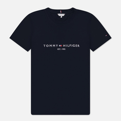 Женская футболка Tommy Hilfiger Heritage Hilfiger Crew Neck Regular, цвет синий, размер M