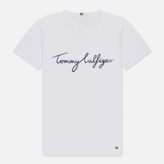 Женская футболка Tommy Hilfiger Heritage Crew Neck Graphic, цвет белый, размер L
