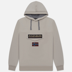 Мужская толстовка Napapijri Burgee Winter Hoodie, цвет белый, размер XL