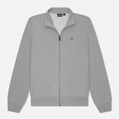 Мужская толстовка Napapijri Balis Full Zip, цвет серый, размер S