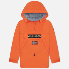 Мужская куртка анорак Napapijri Skidoo 4, цвет оранжевый, размер M