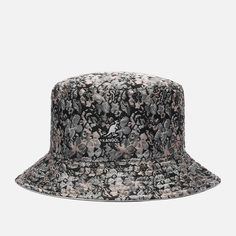 Панама Kangol Floral Jacquard Reversible, цвет коричневый, размер M