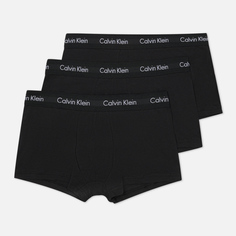 Комплект мужских трусов Calvin Klein Underwear 3-Pack Low Rise Trunk, цвет чёрный, размер XL