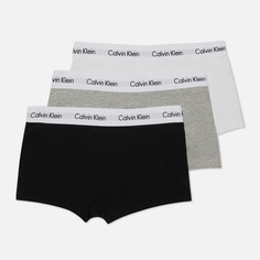 Комплект мужских трусов Calvin Klein Underwear 3-Pack Low Rise Trunk, цвет комбинированный, размер S