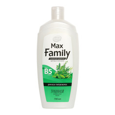 Семейный шампунь &quot;maxfamily&quot; для всех типов волос травяной, 700 мл