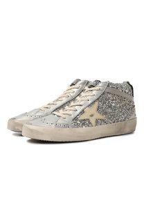 Комбинированные кеды Mid Star Golden Goose Deluxe Brand