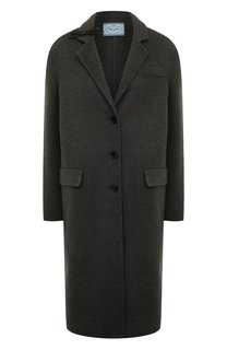 Шерстяное пальто Prada