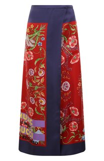 Шелковая юбка Gucci