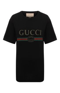 Хлопковая футболка Gucci