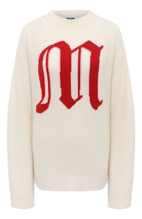 Шерстяной свитер MSGM