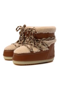 Комбинированные полусапоги Chloé x Moon Boot Chloé