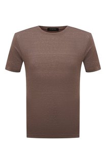 Льняная футболка Ermenegildo Zegna
