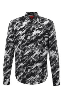 Хлопковая рубашка HUGO