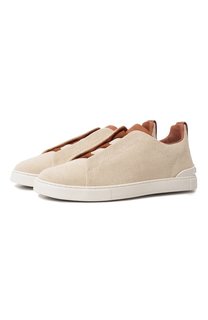 Комбинированные кеды Ermenegildo Zegna