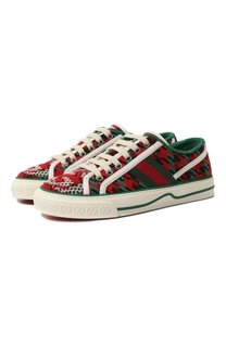 Текстильные кеды Tennis 1977 Gucci