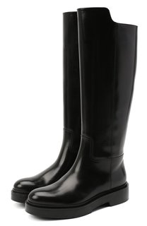 Кожаные сапоги Santoni
