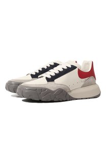 Кожаные кроссовки Court Trainer Alexander McQueen