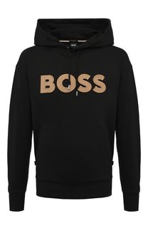 Хлопковое худи BOSS