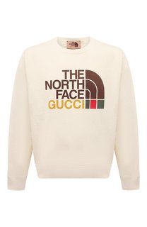 Хлопковый свитшот The North Face x Gucci Gucci