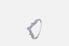 Кольцо-корона серебряное Moonka