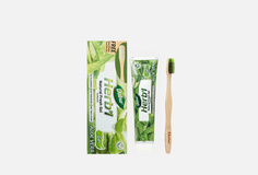 набор Зубная паста + зубная щетка Dabur Herbl