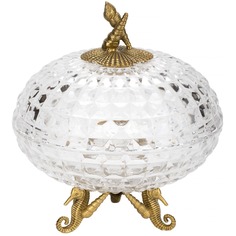 Конфетница Glasar 20х20х22 см ГЛАСАР