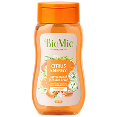 Гель для душа натуральный BioMio с эфирными маслами апельсина и бергамота 0,25 л