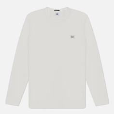 Мужской лонгслив C.P. Company 70/2 Mercerized Jersey Crew Neck, цвет белый, размер XL